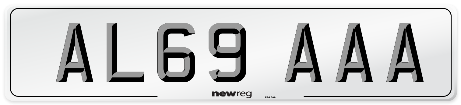 AL69 AAA Number Plate from New Reg